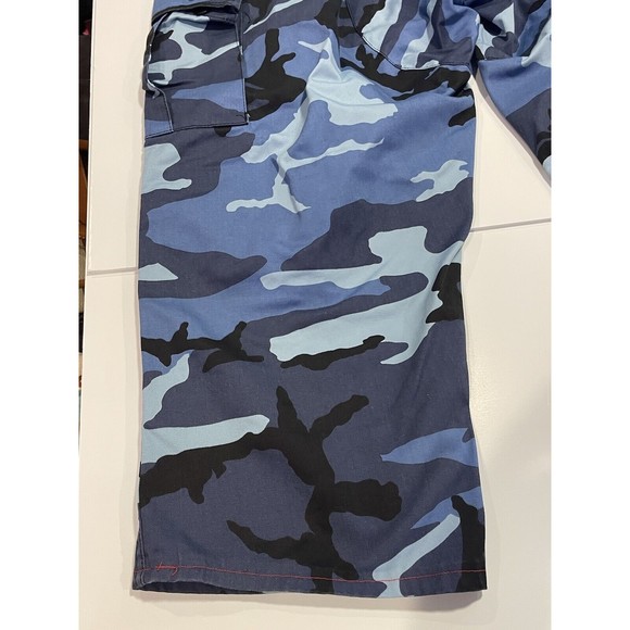 Rothco Blue BDU Pants Camouflage Tactical 6-Pocket Cargo Military Fatigues - Picture 12 of 16